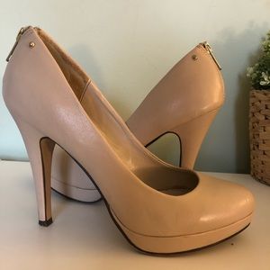 Call It Spring Nude Closed-toe Heels